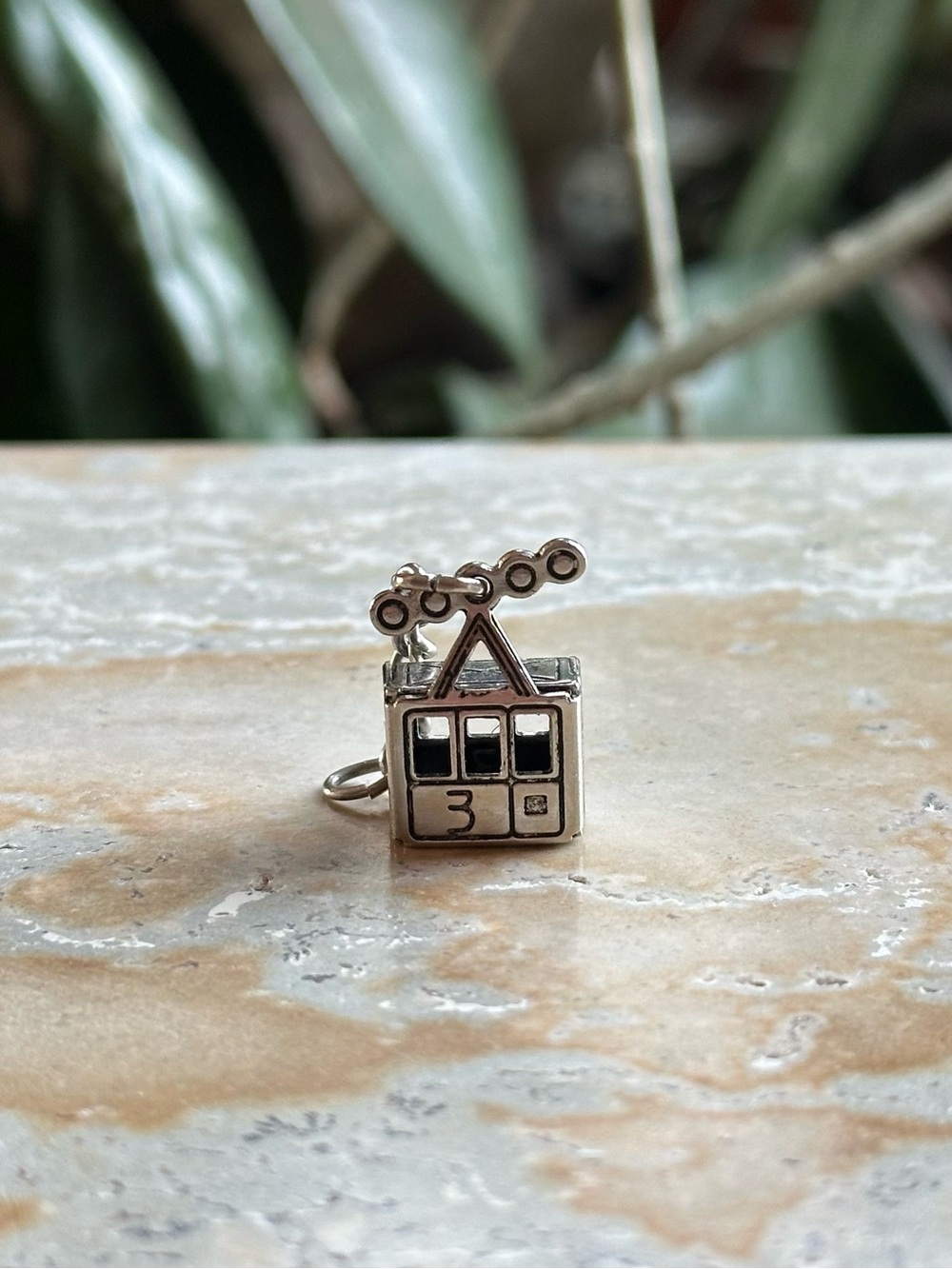 Vintage Ski Lift Charm